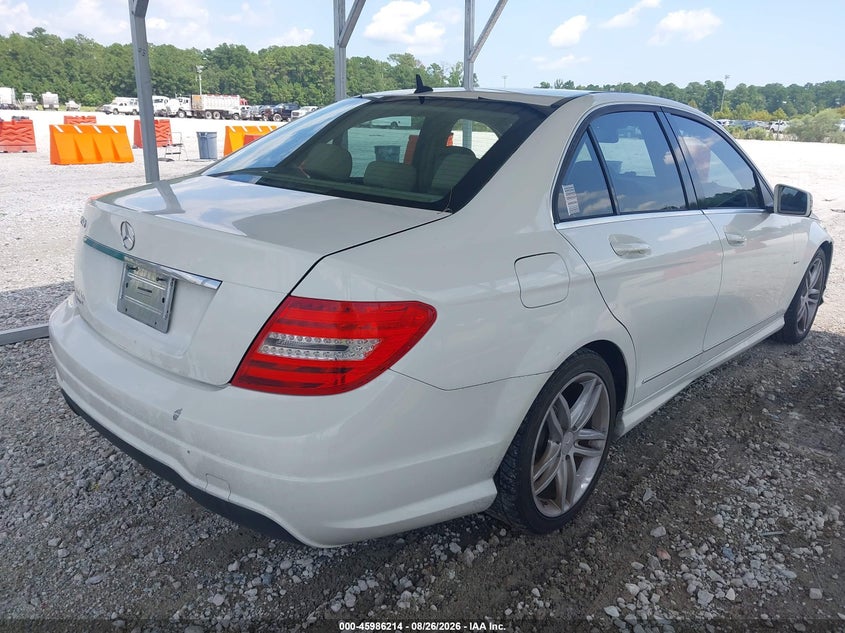 2012 MERCEDES-BENZ C 250 auction photo 4