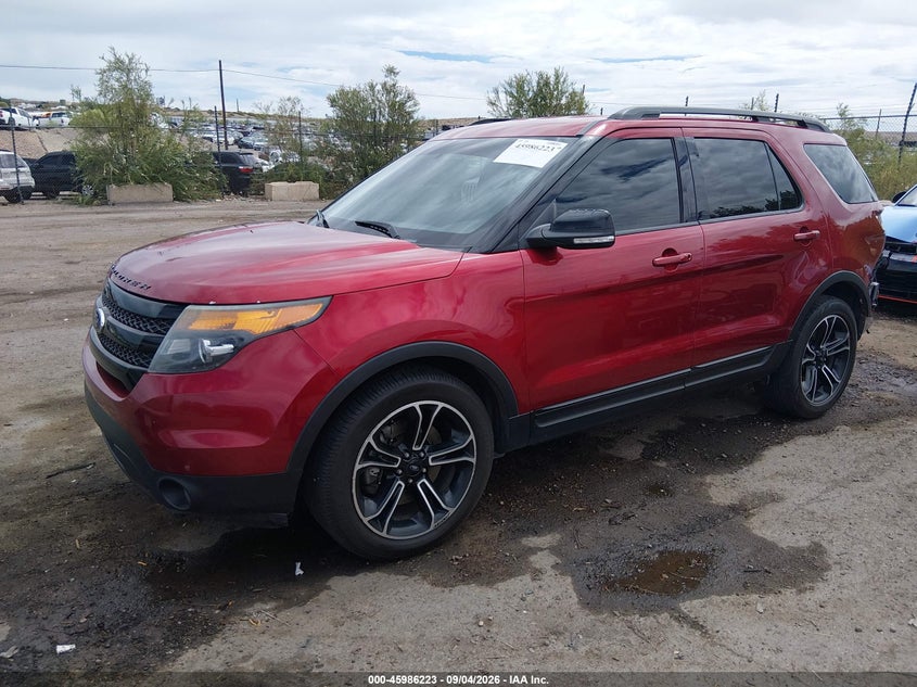 Vin: 1fm5k8gt2fgb66739, lot: 46485496, ford explorer sport 20152