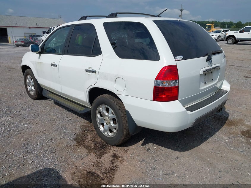 ACURA MDX 2002 VIN 2HNYD18602H524845