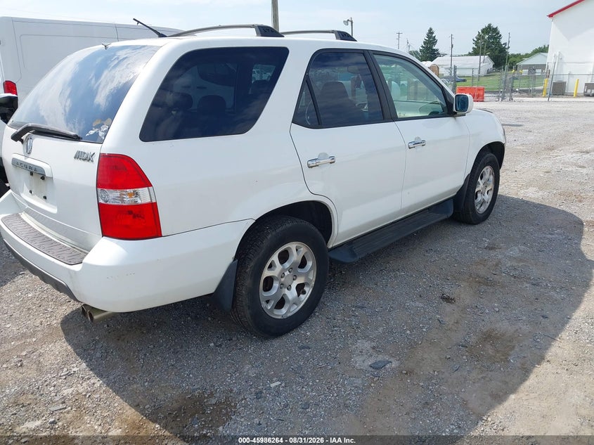 ACURA MDX 2002 VIN 2HNYD18602H524845