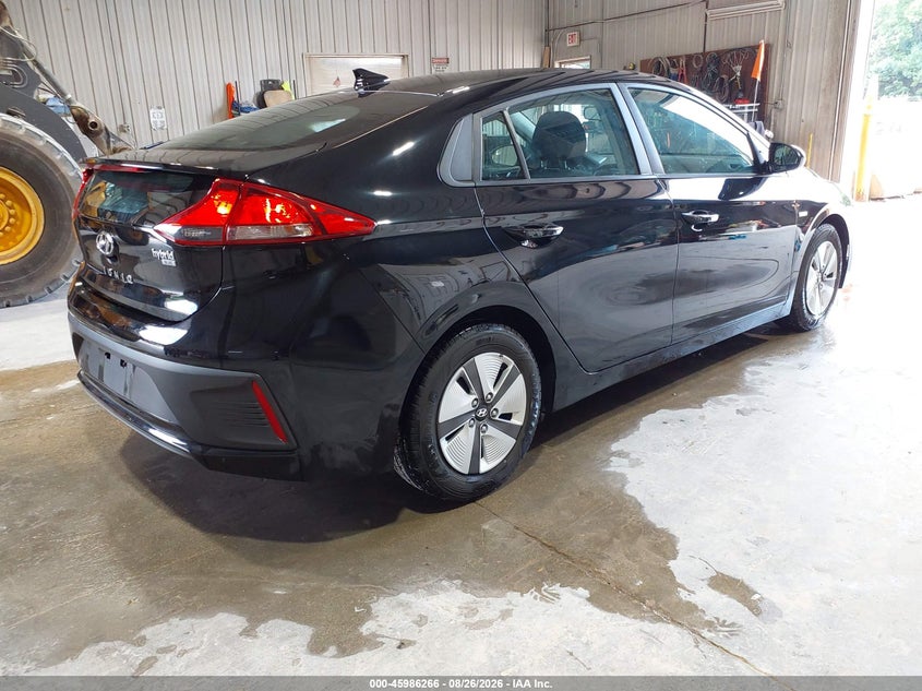 Vin: kmhc65lc0ju099715, lot: 46485539, hyundai ioniq hybrid blue 20184
