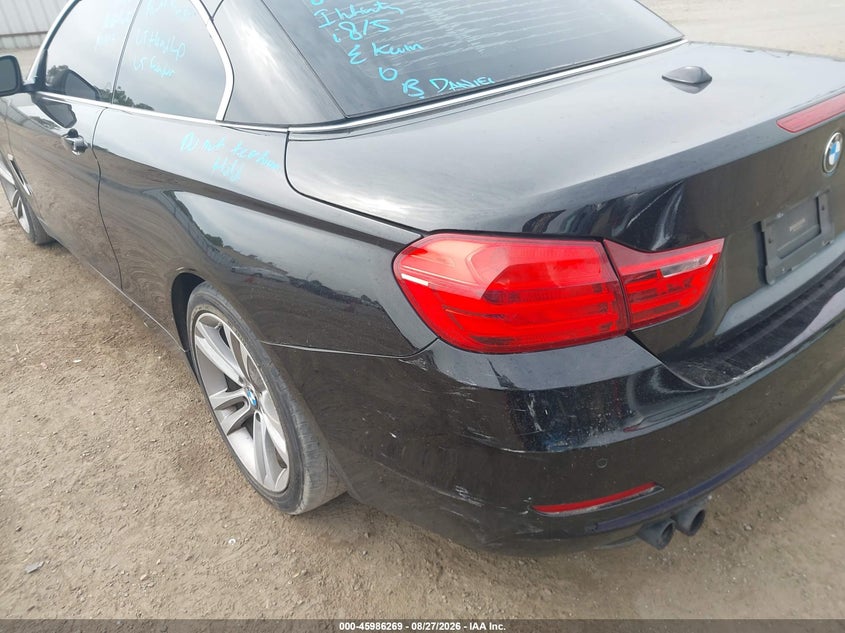 BMW 428I 2016 VIN WBA3V7C55G5A25245