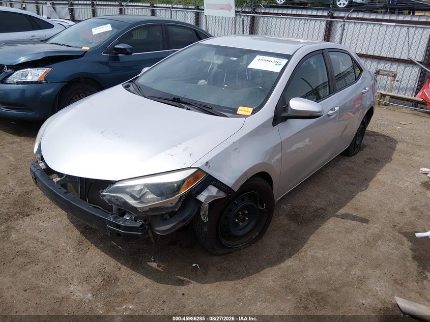 2016 Toyota Corolla, Front End, IAAI, VIN 5YFBURHEXGP476029 — photo 2