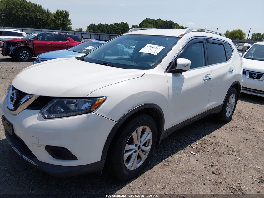 2015 Nissan Rogue, Обычный износ, IAAI, VIN 5N1AT2MTXFC884480 — фото 2