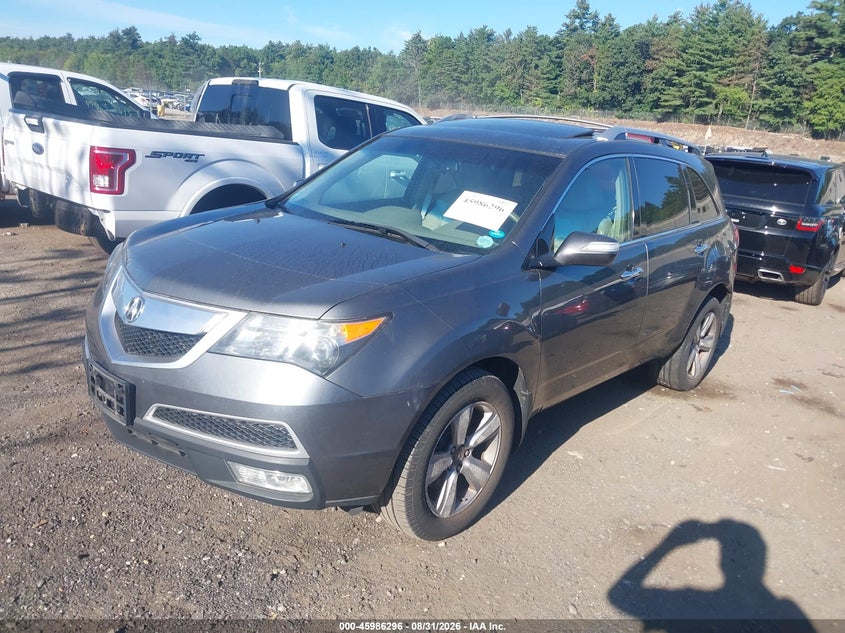2011 Acura MDX, Normal Wear & Tear, IAAI, VIN 2HNYD2H63BH521167 — photo 2