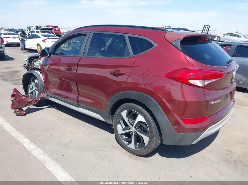 Vin: km8j33a23hu557708, lot: 46485633, hyundai tucson value 20173