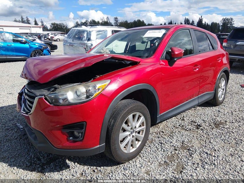 2016 Mazda CX-5, Перёд и зад, IAAI, VIN JM3KE2CY7G0700753 — фото 2