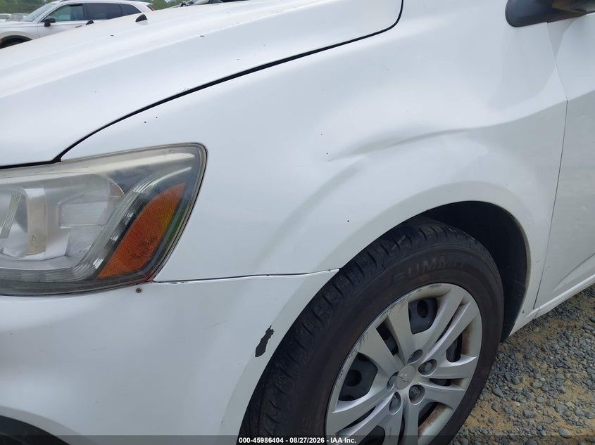 CHEVROLET SONIC 2018 VIN 1G1JG6SH6J4107031