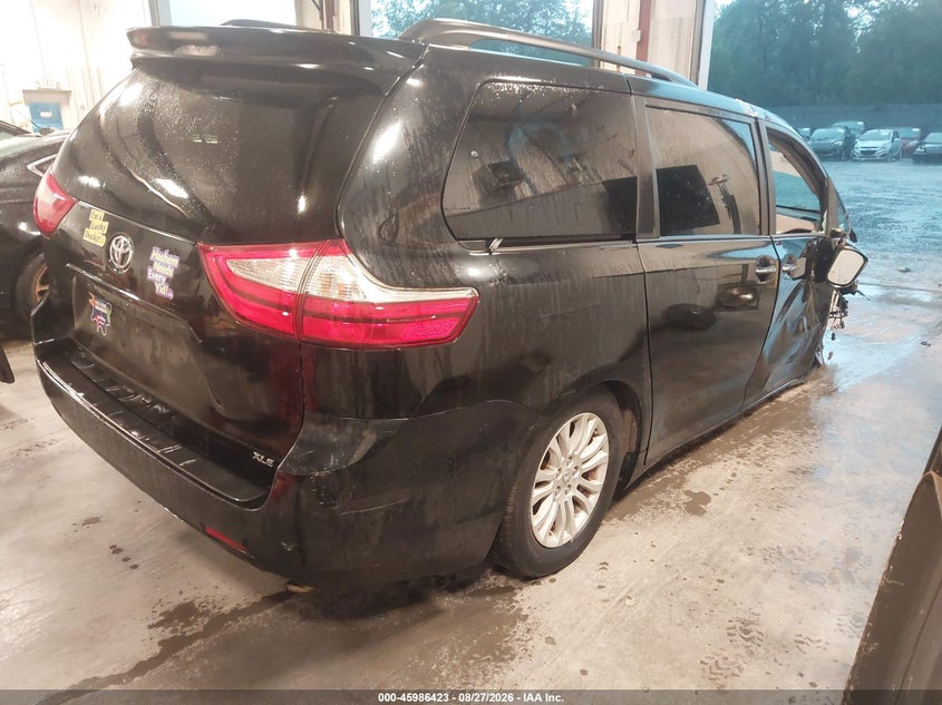 Vin: 5tdyk3dc4fs572813, lot: 46485696, toyota sienna xle 8 passenger 20154