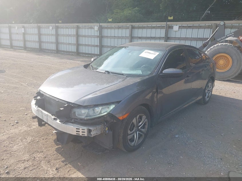 2016 Honda Civic, Front End, IAAI, VIN 19XFC2F50GE242577 — photo 2