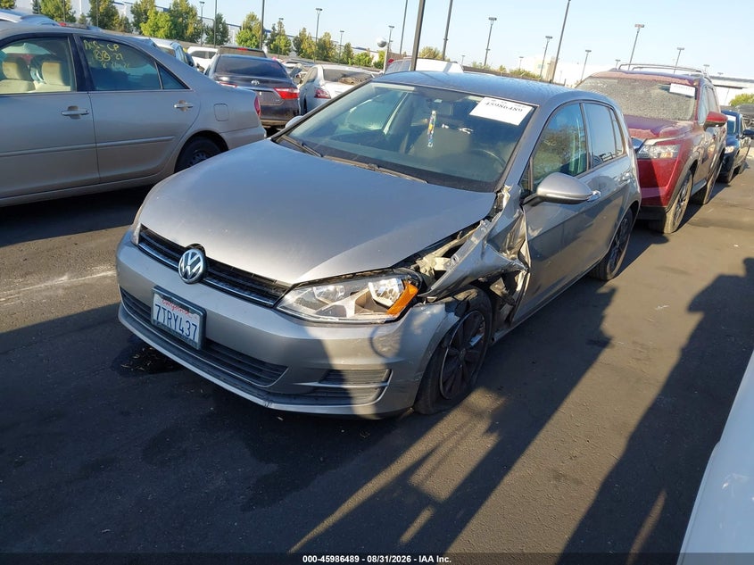 VOLKSWAGEN GOLF 2016 VIN 3VW217AUXGM056984