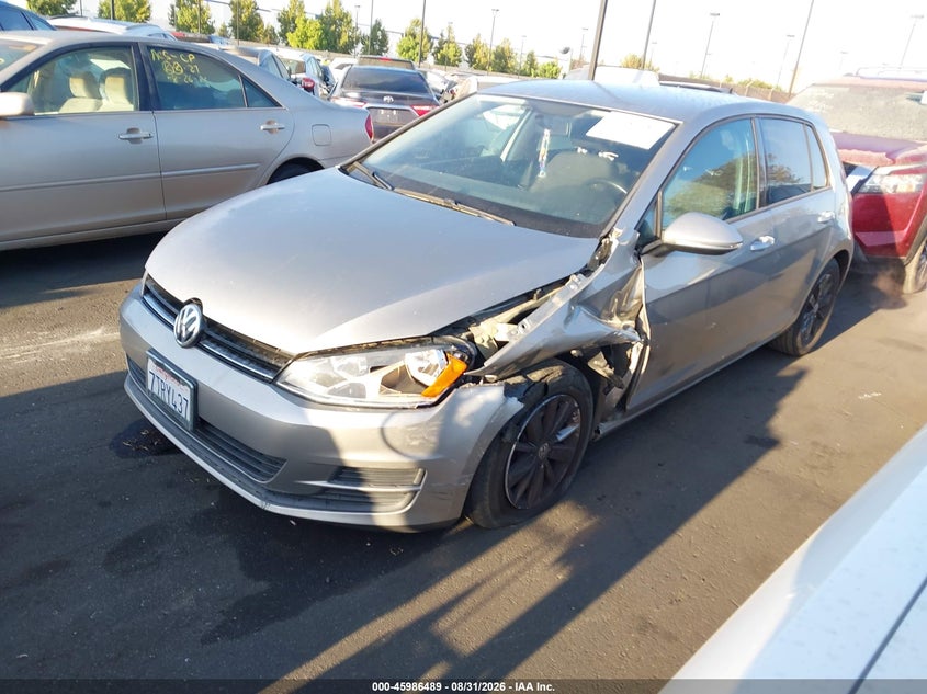 VOLKSWAGEN GOLF 2016 VIN 3VW217AUXGM056984