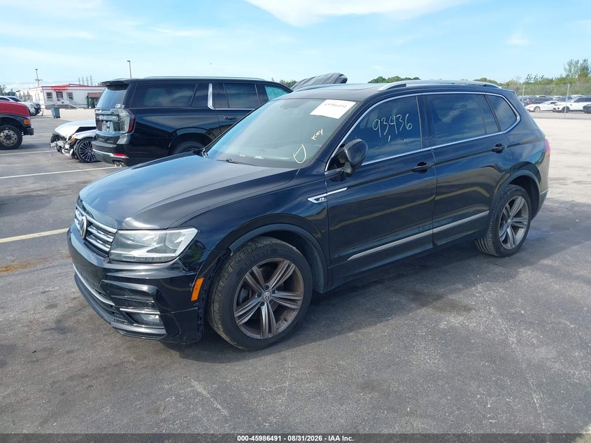 2018 Volkswagen Tiguan 2.0T Se/2.0T Sel, Удар спереди, IAAI, VIN 3VV3B7AX5JM195931 — фото 2