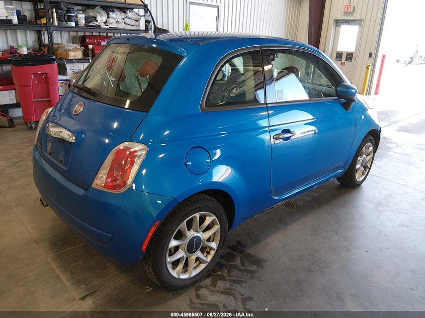 Vin: 3c3cffkr4ht586487, lot: 46485780, fiat 500 pop 20174