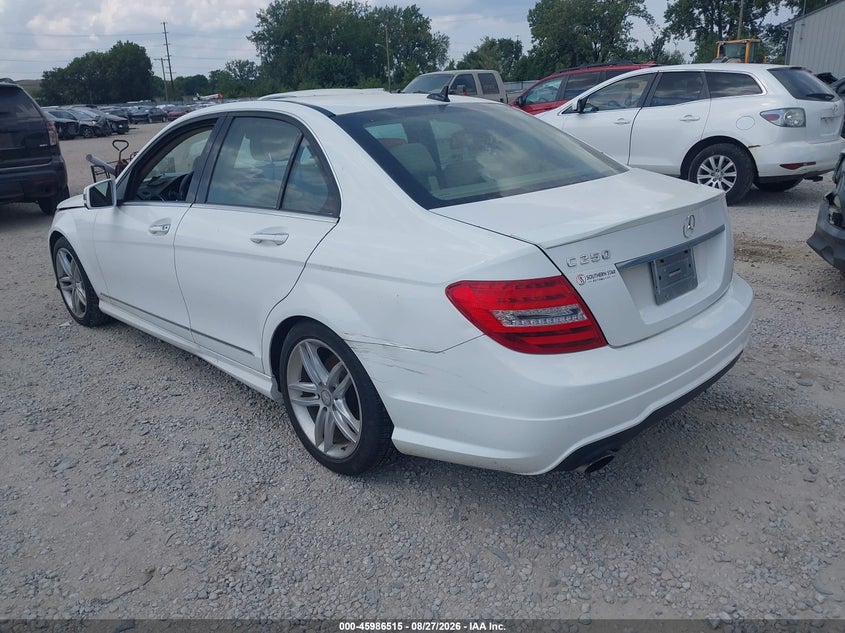 2014 MERCEDES-BENZ C 250 auction photo 3