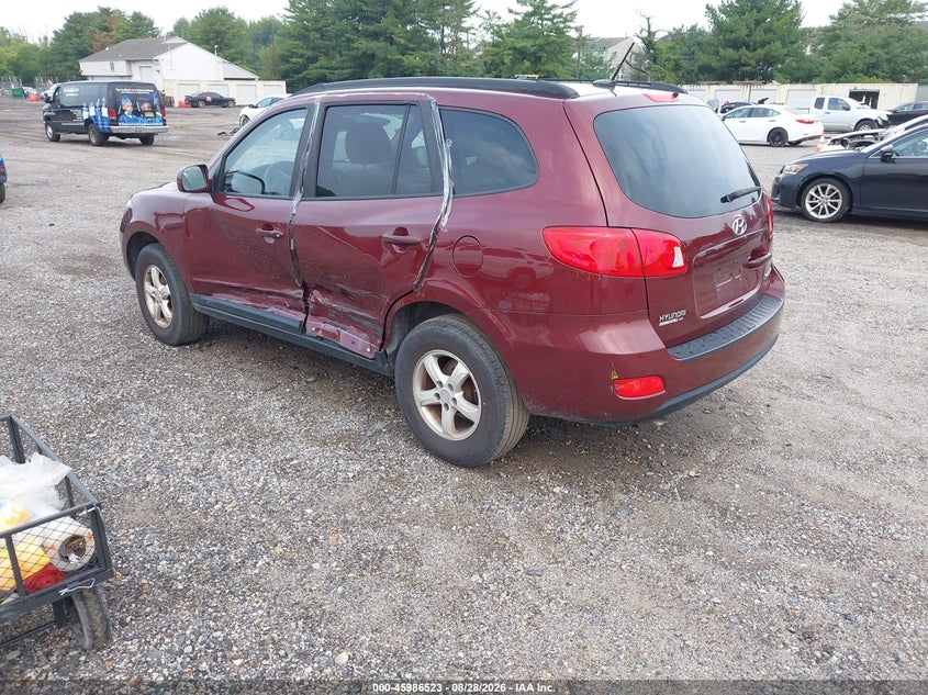 2008 HYUNDAI SANTA FE SPORT UTILITY VEHICLE 2.7L V-6 DOHC, VVT, 185HP