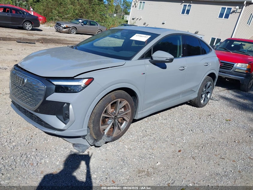 Vin: wa132bfz7pp005085, lot: 46485816, audi q4 sportback e-tron premium plus 50 quattro 20232