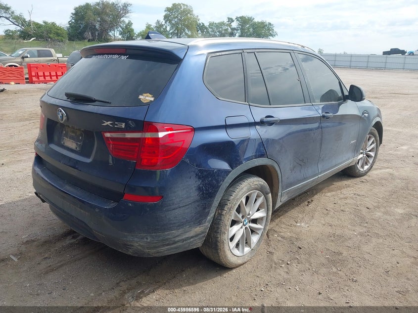 BMW X3 2017 VIN 5UXWX9C32H0W76847