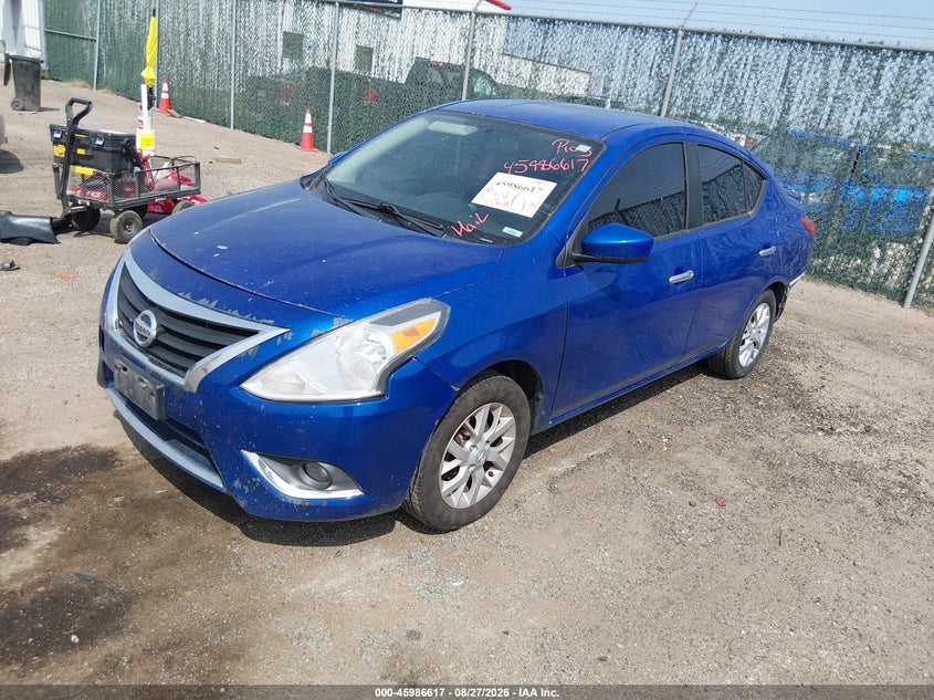 2017 Nissan Versa, Правый зад, IAAI, VIN 3N1CN7AP3HL827687 — фото 2