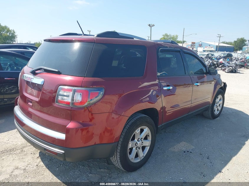Vin: 1gkkrpkd4fj227867, lot: 46485950, gmc acadia sle-2 20154