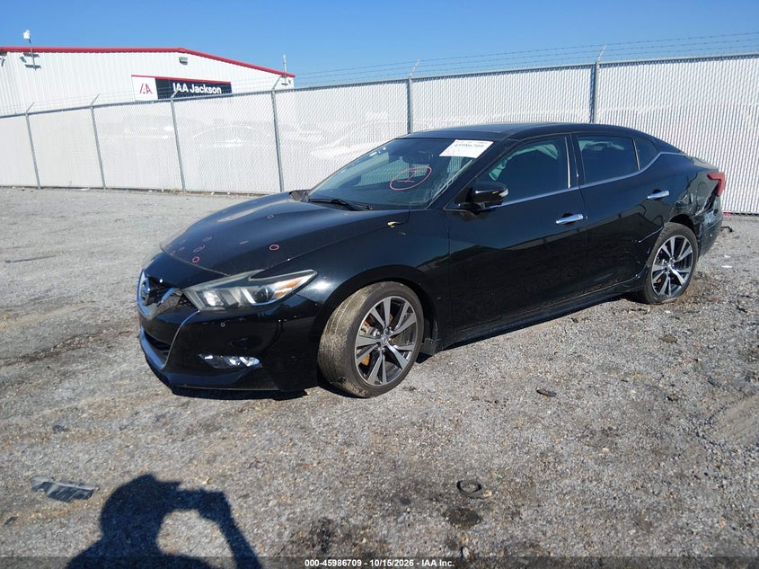 Vin: 1n4aa6apxgc902394, lot: 46485982, nissan maxima 3.5 platinum 20162