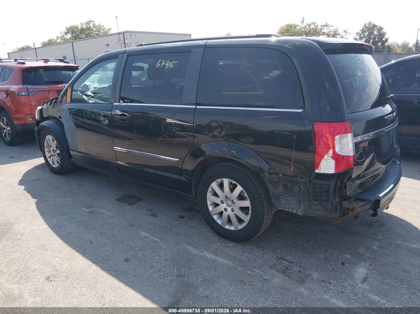 Vin: 2c4rc1bg7gr199918, lot: 46486008, chrysler town & country touring 20163