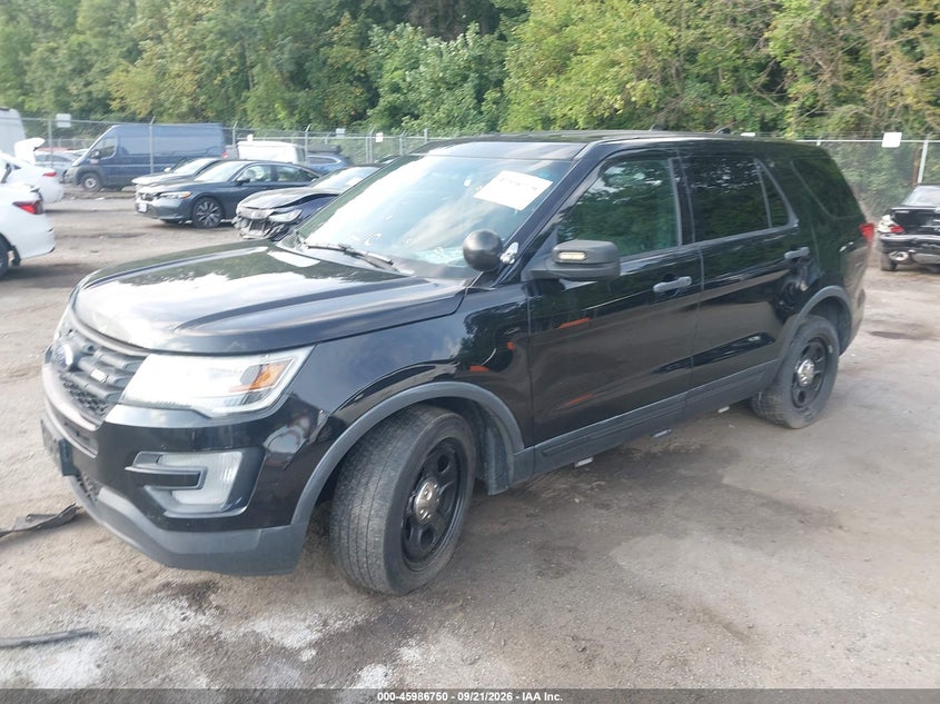 Vin: 1fm5k8ar9hga63379, lot: 46486023, ford utility police interceptor 20172