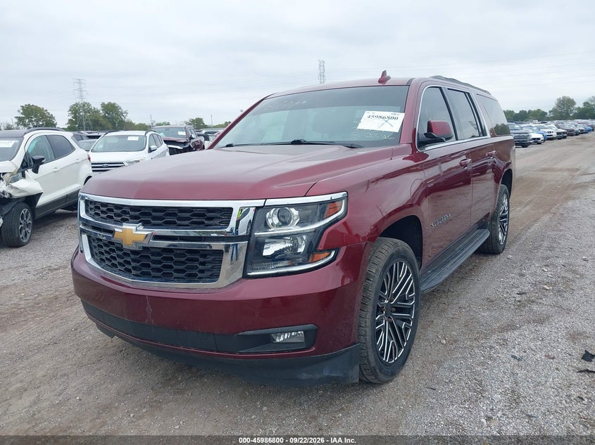 Vin: 1gnskhkc7jr333440, lot: 46486073, chevrolet suburban lt 20182