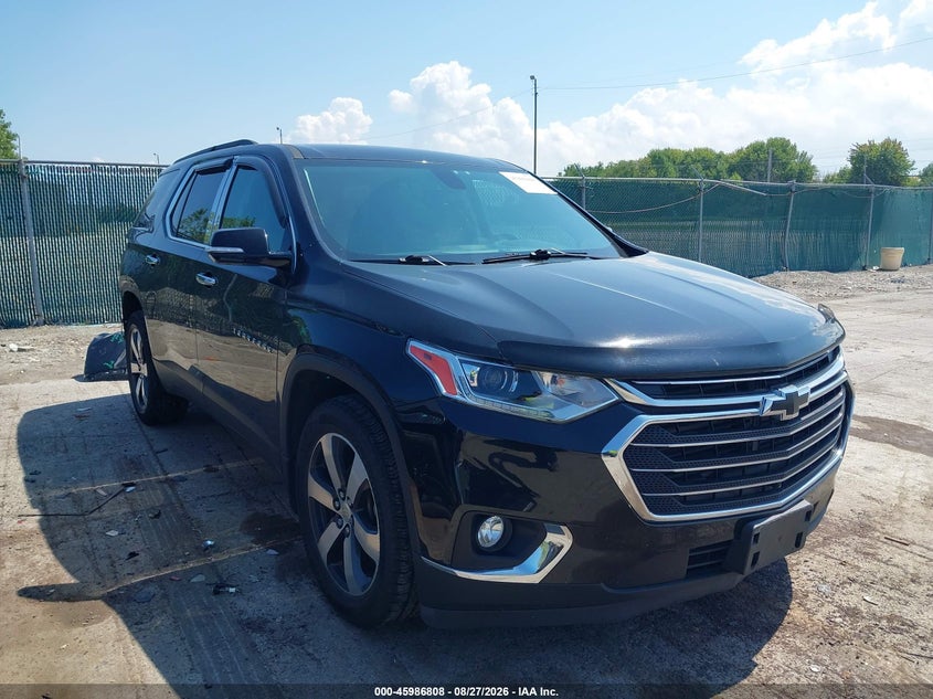 2019 Chevrolet Traverse 3Lt, Удар сзади, IAAI, VIN 1GNEVHKW7KJ284948