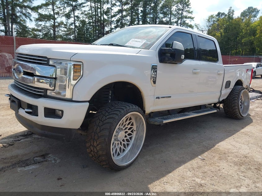 Vin: 1ft7w2bt8ked92022, lot: 46486095, ford f-250 lariat 20192