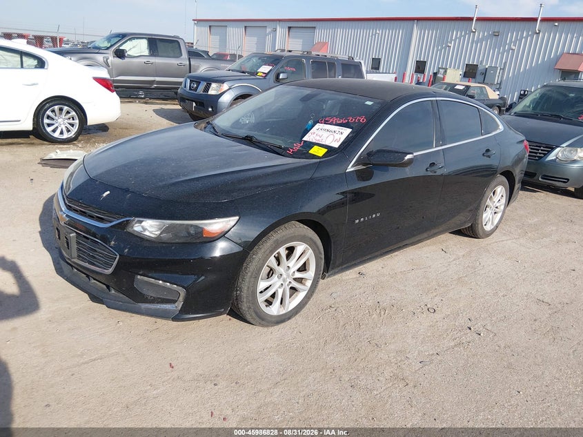 2018 Chevrolet Malibu, Град, IAAI, VIN 1G1ZD5ST6JF150881 — фото 2