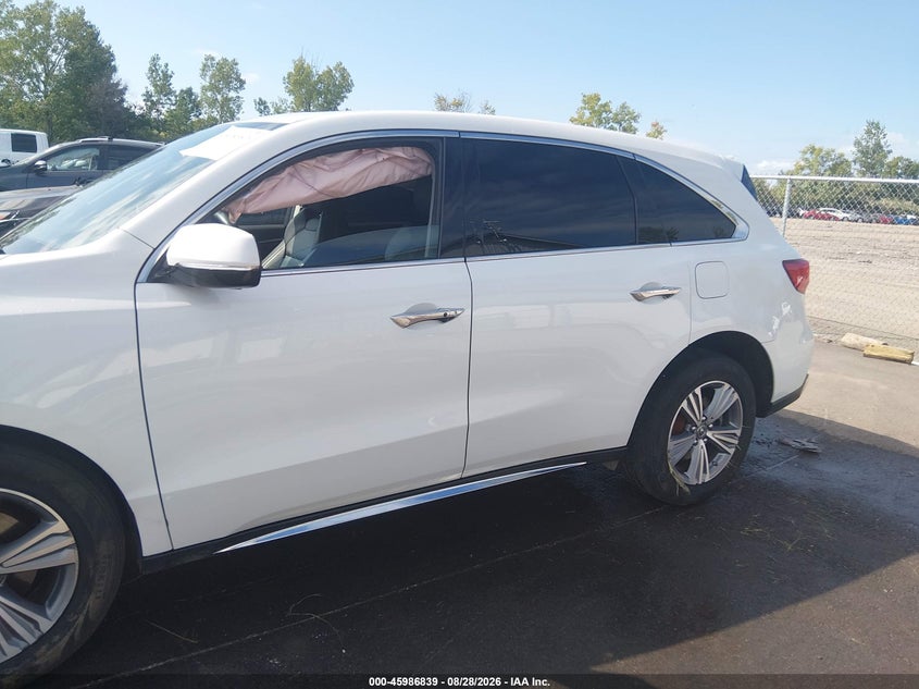 ACURA MDX 2020 VIN 5J8YD4H35LL038941