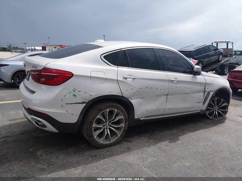 Vin: 5uxku2c5xg0n80995, lot: 46486119, bmw x6 xdrive35i 20164