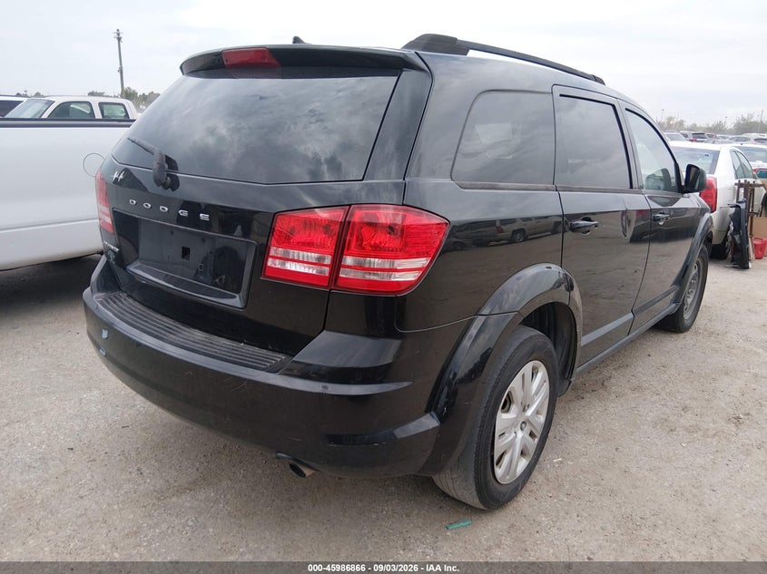 Vin: 3c4pdcab8ht558360, lot: 46486139, dodge journey se 20174