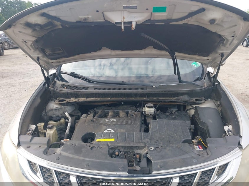 NISSAN MURANO 2011 VIN JN8AZ1MW2BW167351
