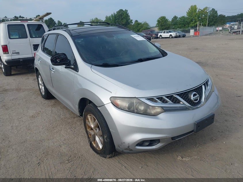 NISSAN MURANO 2011 VIN JN8AZ1MW2BW167351