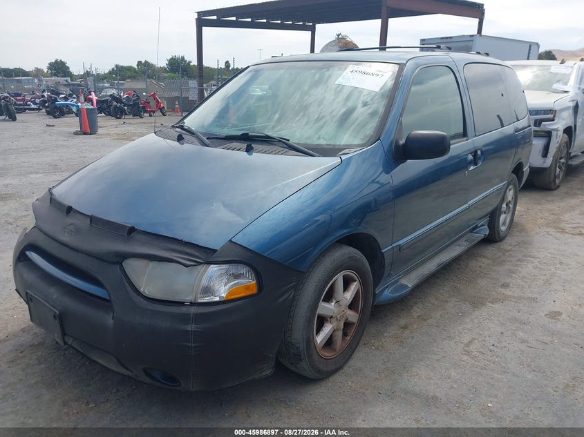 2001 Nissan Quest, Right Front, IAAI, VIN 4N2ZN17T01D824490 — photo 2