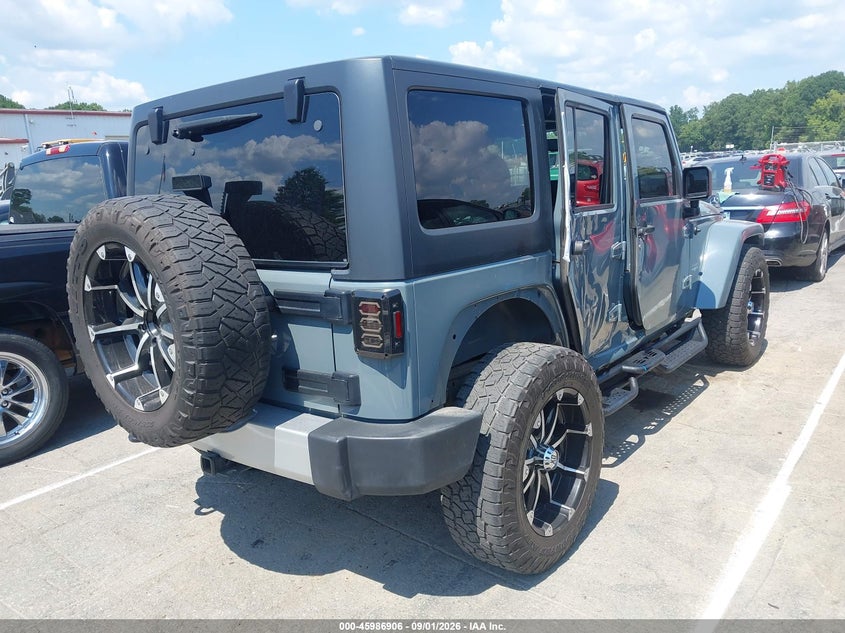 Vin: 1c4bjweg5fl660220, lot: 46486179, jeep wrangler unlimited sahara 20154