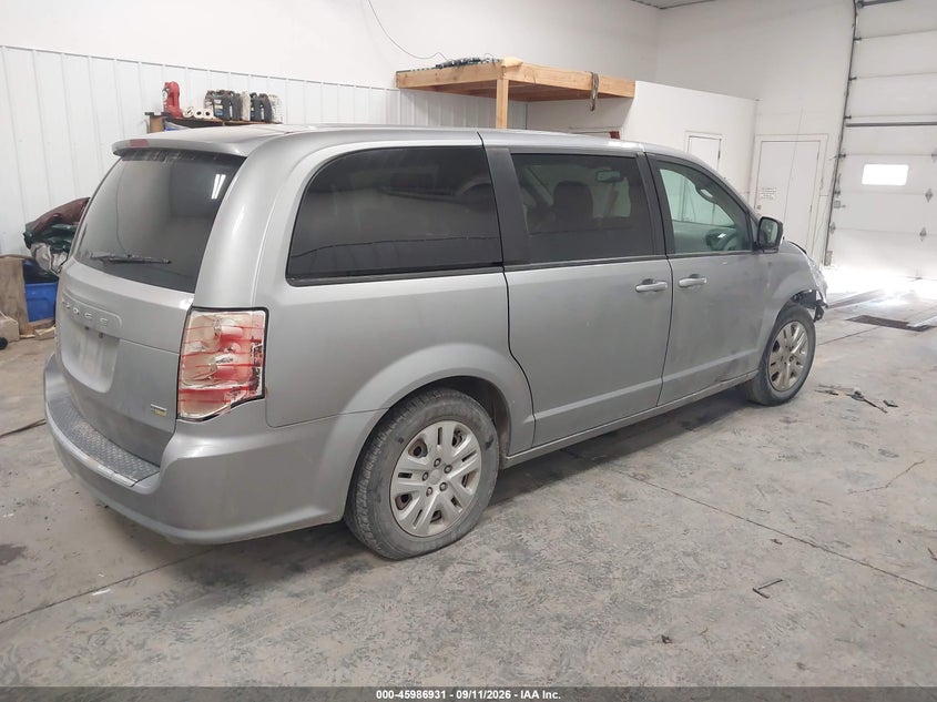 Vin: 2c4rdgbg8jr330071, lot: 46486204, dodge grand caravan se 20184