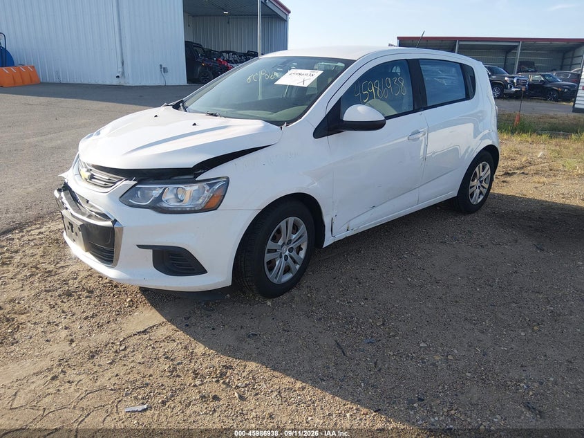 Vin: 1g1jg6sb4k4134001, lot: 46486211, chevrolet sonic lt auto 20192