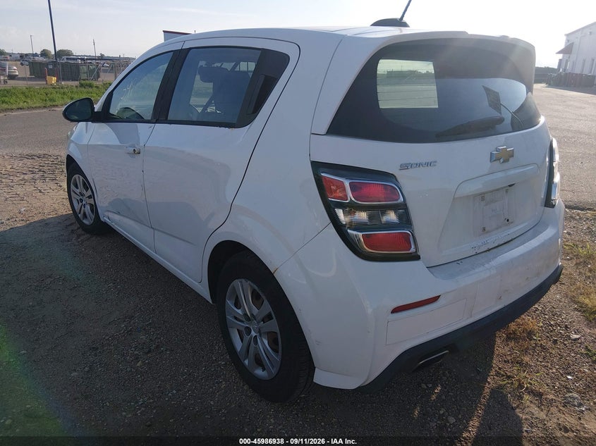 Vin: 1g1jg6sb4k4134001, lot: 46486211, chevrolet sonic lt auto 20193