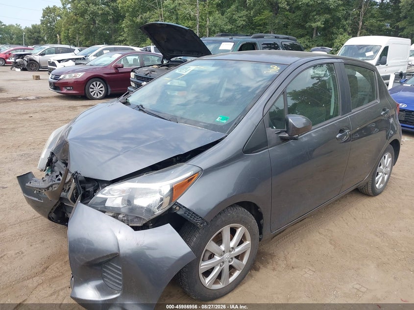 2015 Toyota Yaris, Звичайний знос, IAAI, VIN VNKKTUD36FA018718 — фото 2