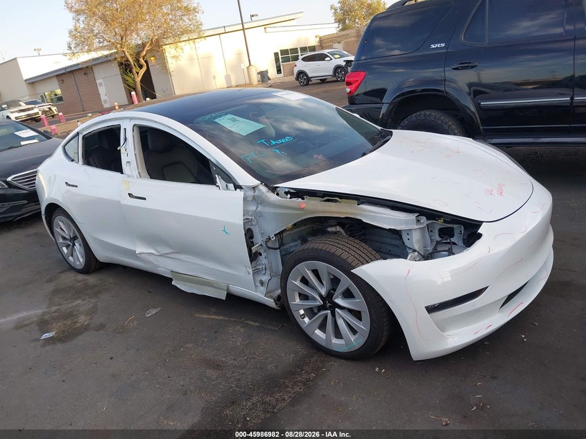 TESLA MODEL 3 2022 VIN 5YJ3E1EB2NF297375