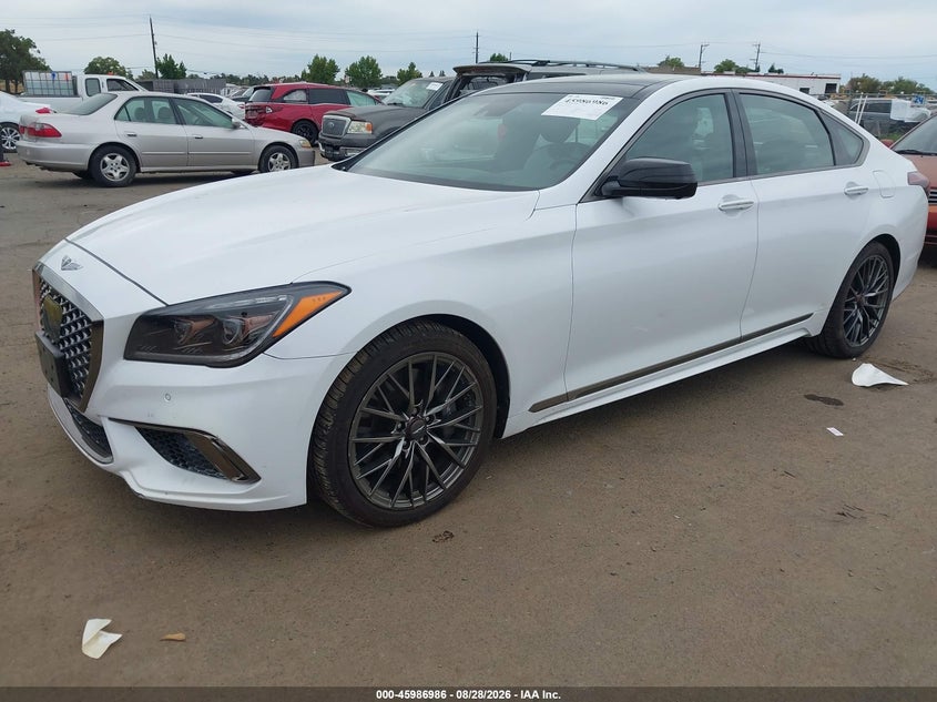 Vin: kmhgn4jb3ju244657, lot: 46486259, genesis g80 3.3t sport 20182