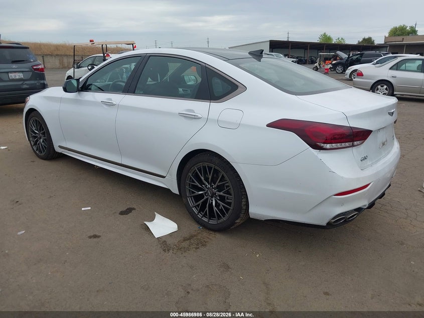 Vin: kmhgn4jb3ju244657, lot: 46486259, genesis g80 3.3t sport 20183