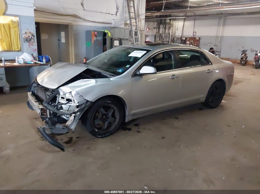 2009 Chevrolet Malibu Lt, Front End, IAAI, VIN 1G1ZH57BX94260229 — photo 2