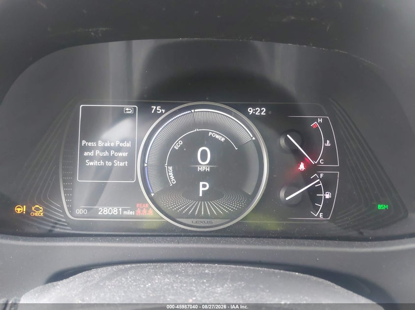 LEXUS UX 250H 2021 VIN JTHX9JBH8M2049937