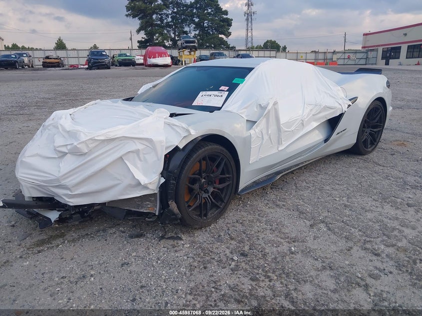 Vin: 1g1yf2d39p5604198, lot: 46486341, chevrolet corvette z06 rwd  3lz 20232