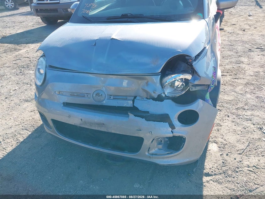 FIAT 500 2015 VIN 3C3CFFBR6FT721711