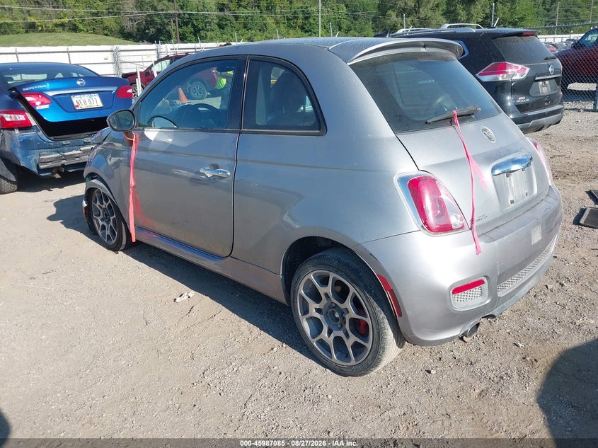 Vin: 3c3cffbr6ft721711, lot: 46486358, fiat 500 sport 20153